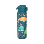 Бутилка за вода Ion8 Print, метална, 600мл, Whales