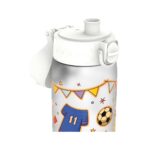 Бутилка за вода Ion8 Print, рециклирана пластмаса, 500мл,Football