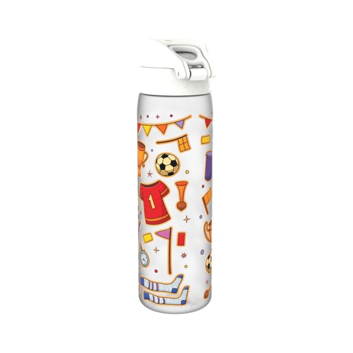 Бутилка за вода Ion8 Print, рециклирана пластмаса, 500мл,Football Бутилка за вода Ion8 Print, рециклирана пластмаса, 500мл,Football