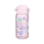 Бутилка за вода Ion8 Print, Recyclon, 350 мл, еднорози
