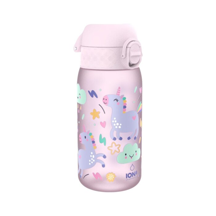Бутилка за вода Ion8 Print, Recyclon, 350 мл, еднорози Бутилка за вода Ion8 Print, Recyclon, 350 мл, еднорози