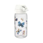 Бутилка за вода Ion8 Print, Recyclon, 350 мл, пеперуди