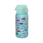 Бутилка за вода Ion8 Print, Recyclon, 350мл, рибки
