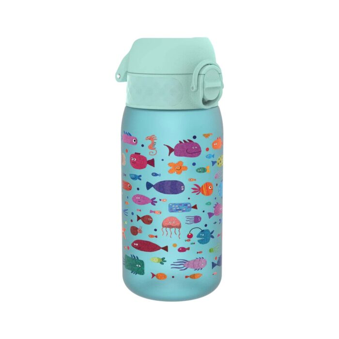 Бутилка за вода Ion8 Print, Recyclon, 350мл, рибки Бутилка за вода Ion8 Print, Recyclon, 350мл, рибки