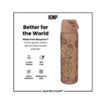 Бутилка за вода Ion8 Print, рец.пл, 500мл, Paisley