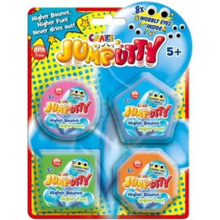 Игрален комплект, Craze, Смес за подскачащи топки, Блистер 4 цвята