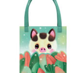 Чанта Bangoberry Piggy Pig, с джоб, 24х28х2см