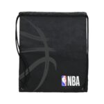 Чанта за спорт NBA, 34x43 см, черна