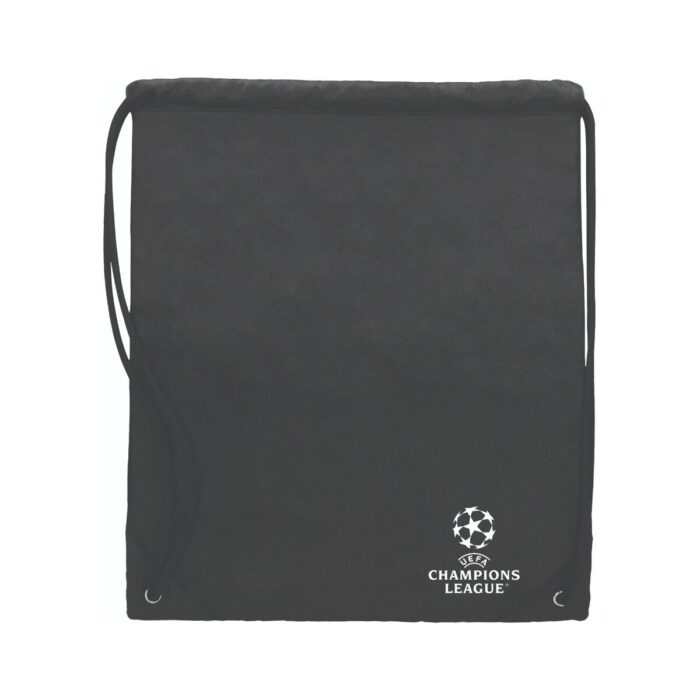 Чанта за спорт UEFA, 34x43 см, черна Чанта за спорт UEFA, 34x43 см, черна