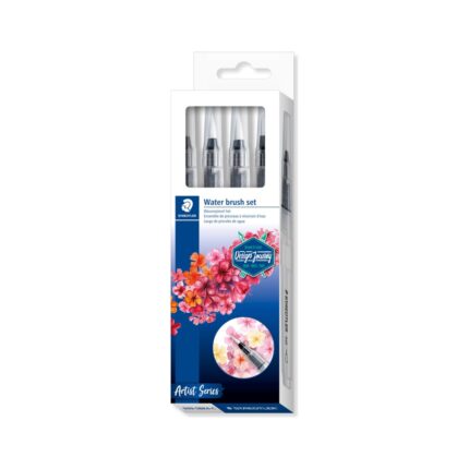 Четка Staedtler DJ с резервоар за вода, блистер, 4 броя