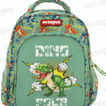 Детска раница Octopus, Dino Green