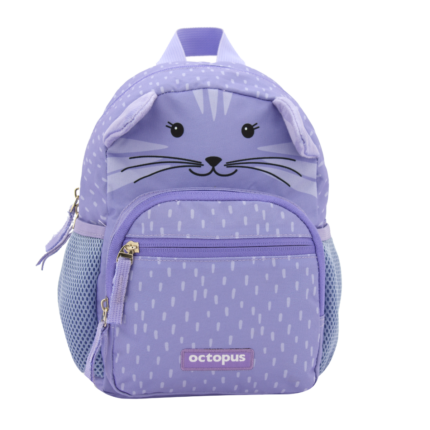 Детска раница Octopus, 18x11x26 см, Purple Kitty