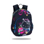 Детска раница за детска градина CoolPack Toby Hello Kitty Neon Black