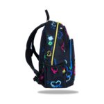 Детска раница за детска градина CoolPack Toby Hello Kitty Neon Black отстрани