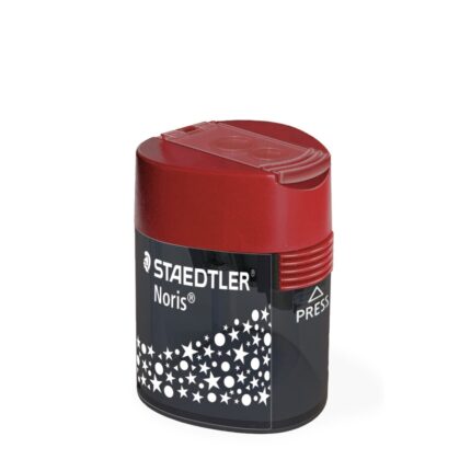 Двойна острилка Staedtler 512 с контейнер, червена
