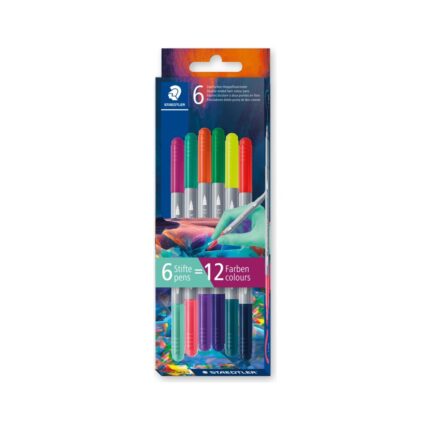 Двувърхи флумастри Staedtler Multiversе, 6 броя, Version 1