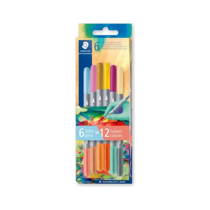 Двувърхи флумастри Staedtler Multiversе, 6 броя, Version 2