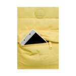 Ежедневна раница CoolPack Abby Powder yellow, преден джоб с цип отблизо