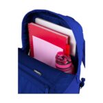 Ежедневна раница CoolPack Blis Ink Blue отвътре, с тетрадки и бутилка