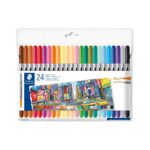 Флумастри Staedtler 3200, двувърхи, 20+4 цвята