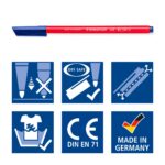 Флумастри Staedtler Noris 326, 10 цвята
