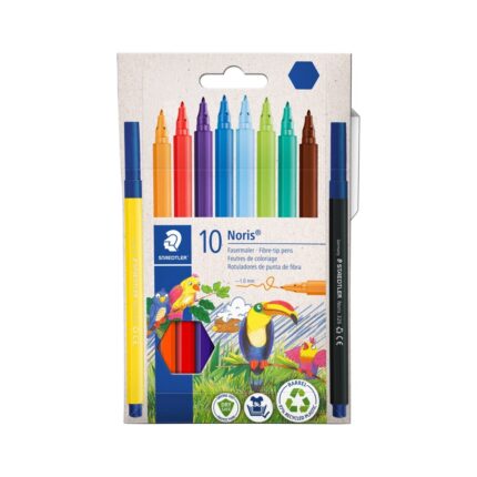 Флумастри Staedtler Noris 326, 10 цвята