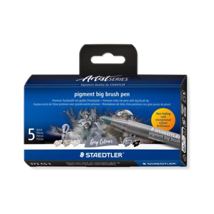 Флумастри Staedtler Pigment Big Brush, 5 цв, 373 C5-1