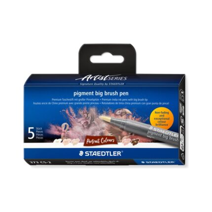 Флумастри Staedtler Pigment Big Brush, 5 цв, 373 C5-2