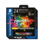 Флумастри Staedtler Pigment Brush 371, 24 цвята