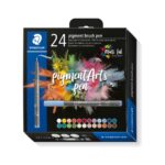 Флумастри Staedtler Pigment Brush 371, 24 цвята