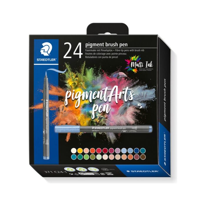 Флумастри Staedtler Pigment Brush 371, 24 цвята Флумастри Staedtler Pigment Brush 371, 24 цвята
