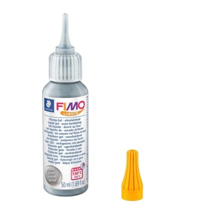 Гел за декорации Staedtler Fimo, 50 мл, сребрист