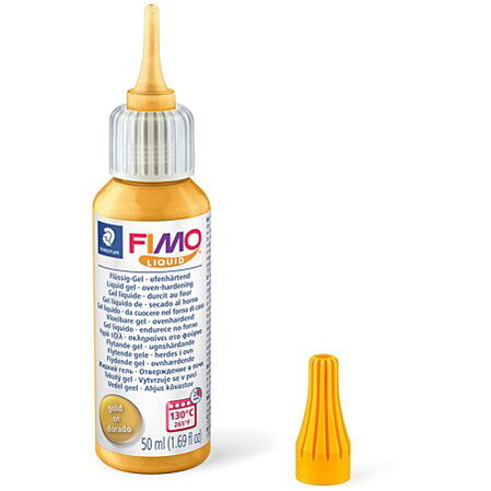 Гел за декорации Staedtler Fimo, 50 мл, златист Гел за декорации Staedtler Fimo, 50 мл, златист