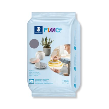 Глина Staedtler Fimo Air basic 8101, 1 кг, сив