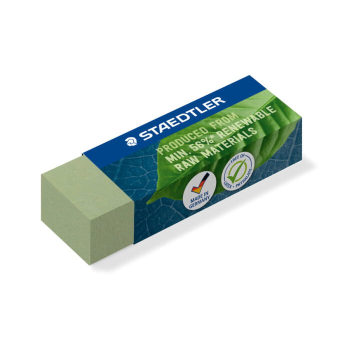 Гума Staedtler 526 80, 65x23x13мм, зелена Гума Staedtler 526 80, 65x23x13мм, зелена