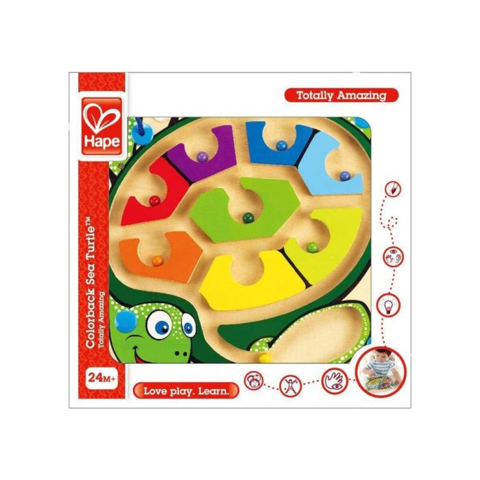 h1705 Дървена игра Hape Костенурка