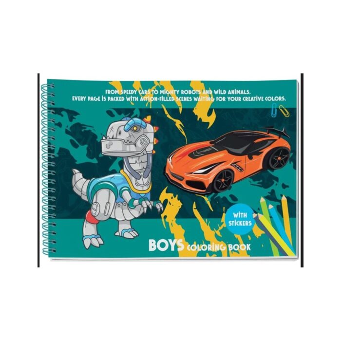 Книжка за оцветяване Creative, А4, 31 стр., Cars Книжка за оцветяване Creative, А4, 31 стр., Cars