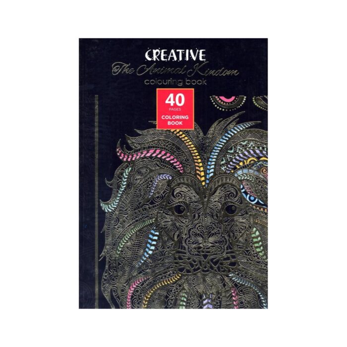 Книжка за оцветяване Creative Animal Kingdom, 40 страници Книжка за оцветяване Creative Animal Kingdom, 40 страници