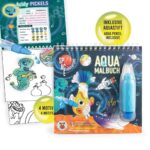 Книжка за оцветяване с вода Trendhaus Space Adventure