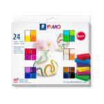 Комплект глина Staedtler Fimo Soft, 24 цвята х 25гр, Basic