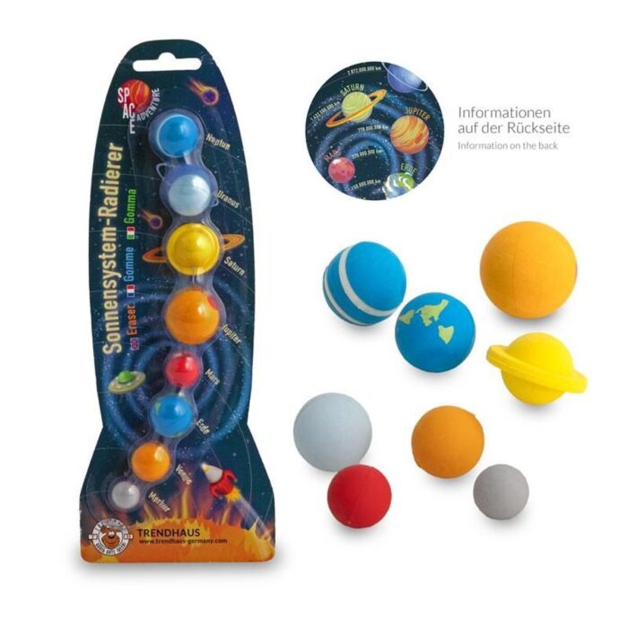 Комплект гумички Trendhaus Space Adventure, 8 броя Комплект гумички Trendhaus Space Adventure, 8 броя