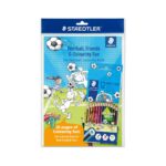Комплект моливи Staedtler NC 185,12 цв с книжка за оцветяване