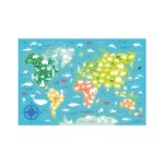 Комплект плакат със стикери Creative, World