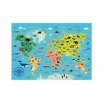 Комплект плакат със стикери Creative, World