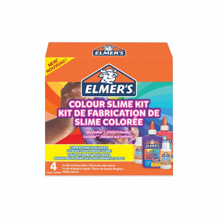 Комплект за слайм Elmers, непрозрачни цветове Комплект за слайм Elmers, непрозрачни цветове