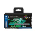 Маркери Staedtler Pigment Arts 371, 6 цвята, 371 c6-3