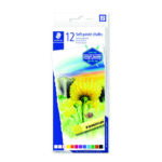 Меки пастелни тебешири Staedtler Design Journey, 12 цвята