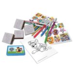 Творческа раница Paw Patrol с 10 миещи се флумастера, 4 печата и 30 стикера - Image 2
