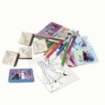 Творческа раница Frozen II с 10 миещи се флумастера, 4 печата и 30 стикера - Image 2