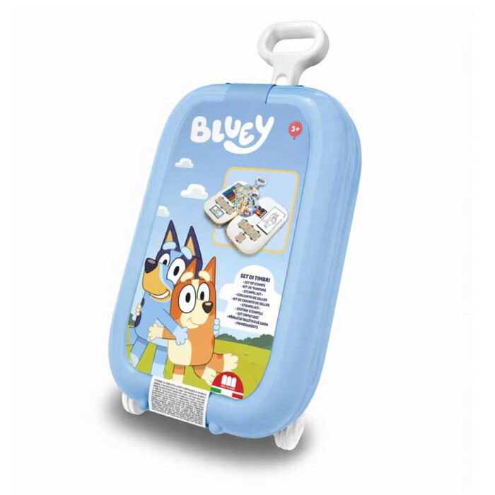 mp64120 Детски комплект за рисуване Bluey в куфарче на колелца с аксесоари